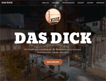 Tablet Screenshot of das-dick.com